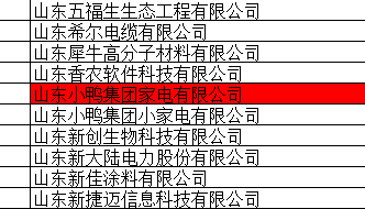 喜報(bào)！熱烈祝賀小鴨家電公司榮獲省級(jí)“專精特新”企業(yè)榮譽(yù)稱號(hào)！